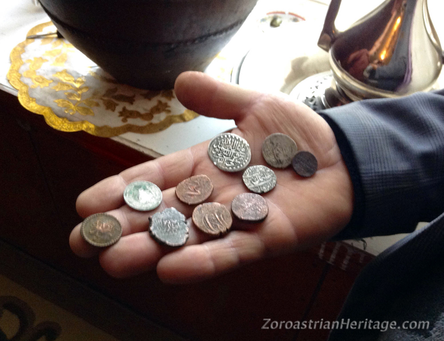 Old coins collected by Khinalig resident Gadjibala Badalov
