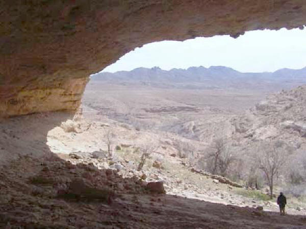 Inside the Eshkaft grotto